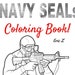 Navy Seals Printable PDF Coloring Pages! Instant Download, Super Sharp High-resolution Graphics ...