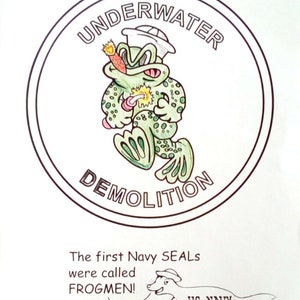 Navy Seals Printable PDF Coloring Pages! Instant Download, Super Sharp ...