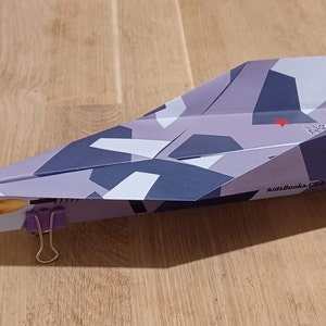 Sukhoi SU-27, SU-35 Paper Airplane Printable PDF: Instant Download. 8.5x11&quot; and A4 sizes. Famous Russian fighter Jet! Flies Great!