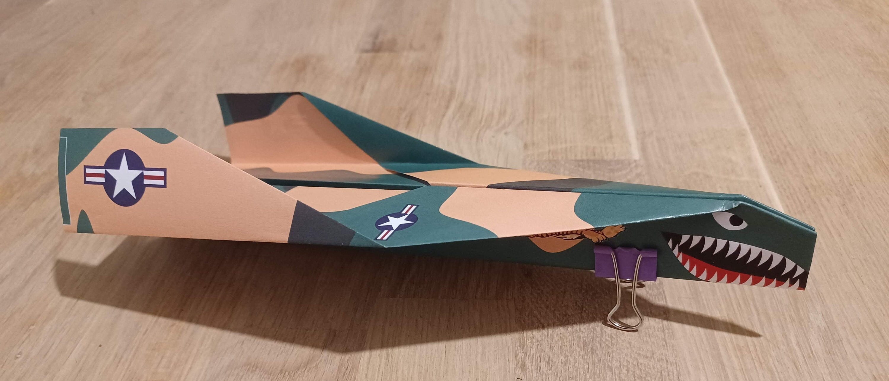 DIY Candy Bomber Paper Craft Aeroplane Model- Craft Kit