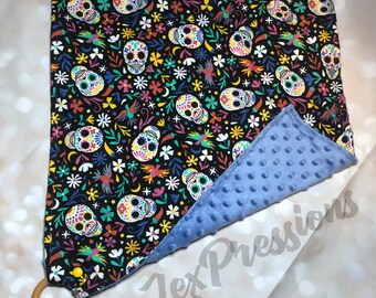 SYUTZSING Ultra-Soft Fleece Blanket Day of The Dead Sugar Skull Pattern Throw Blanket Warm Blanket Lightweight Microfiber Bed Blanket for Sofa Couch All Season Premium Bed Blanket 60x50 SYUTZSING Ultra-Soft Fleece Blanket Day of The Dead Sugar Skull Pattern Throw Blanket Warm Blanket Lightweight Microfiber Bed Blanket for Sofa Couch All Season Premium Bed Blanket 60x50