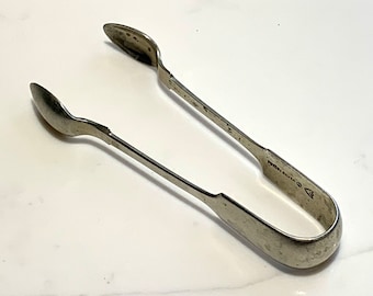 1950’s Silver Plated Sugar Tongs , Potosi  Silver.
