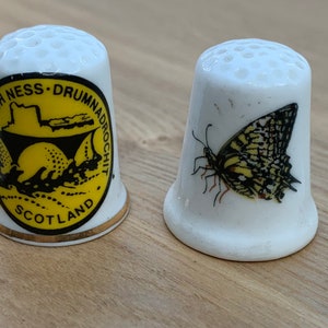 Birchcroft Fine Bone China Sewing Thimbles