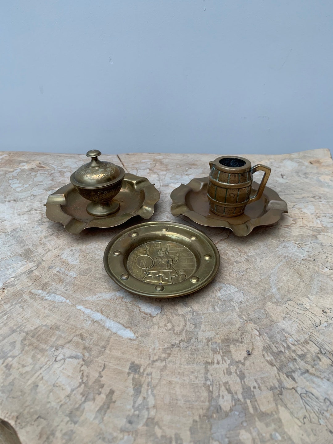 Vintage Collection of Brass Decorative Items Etsy