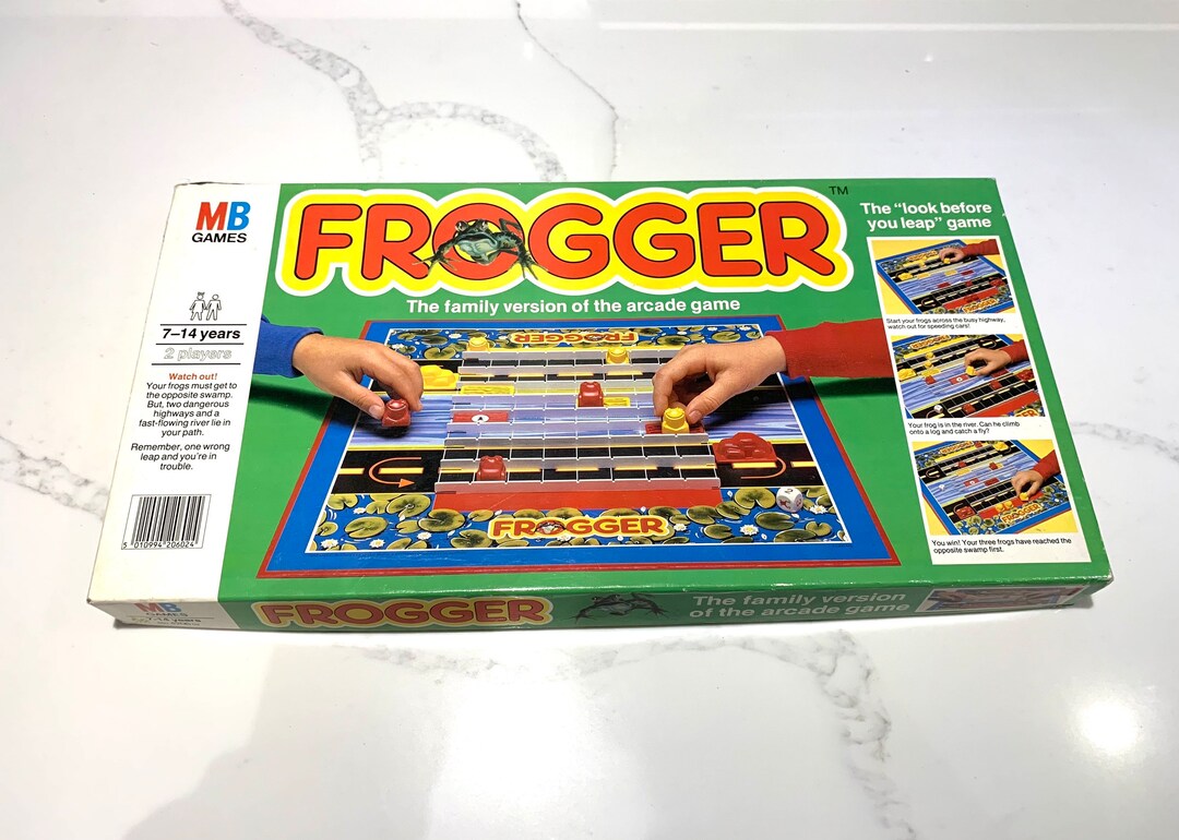Vintage Frogger Board Game by MB Games Etsy