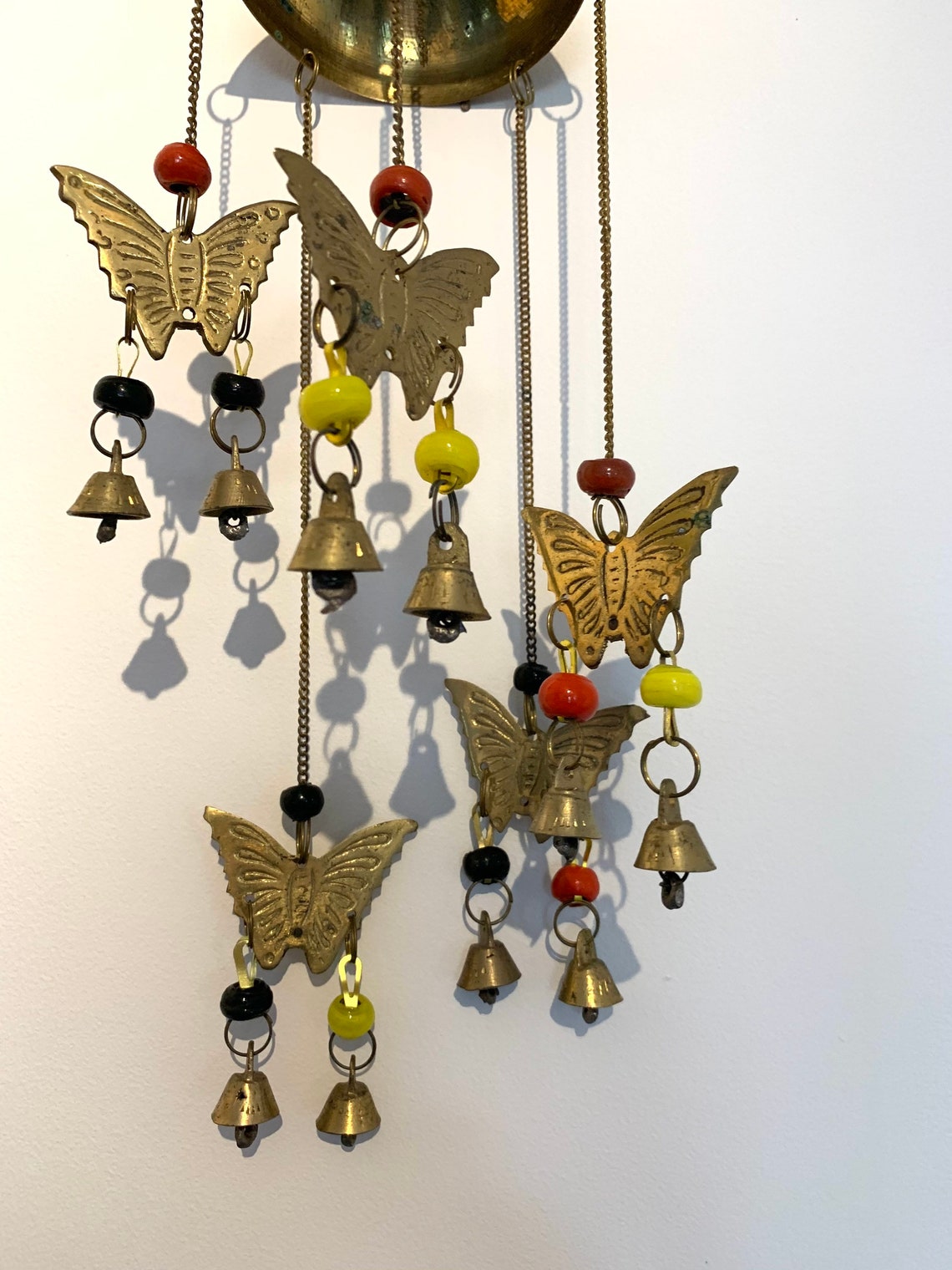 Vintage Brass Wind Chimes Etsy