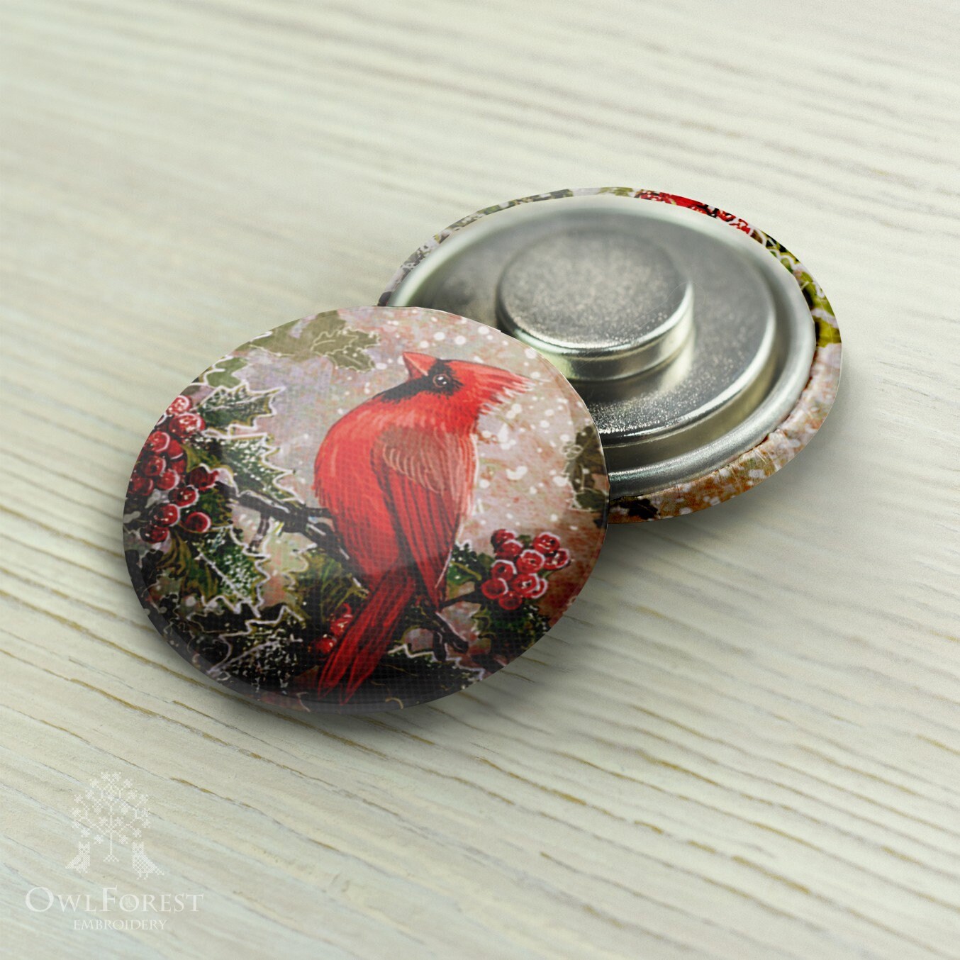 Magnet Needle Minder “Snail in Lilies of the Valley” – Owlforest