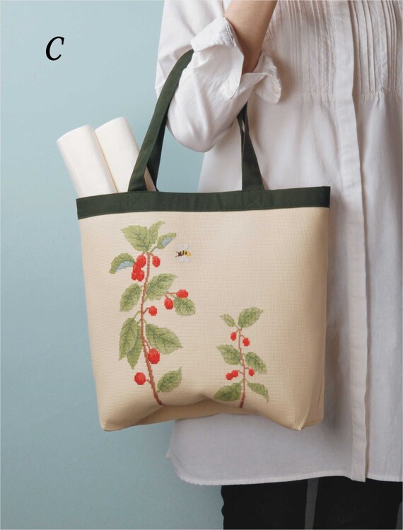 DIY Tote Bag Kit cross stitch project counted cross stitch Etsy