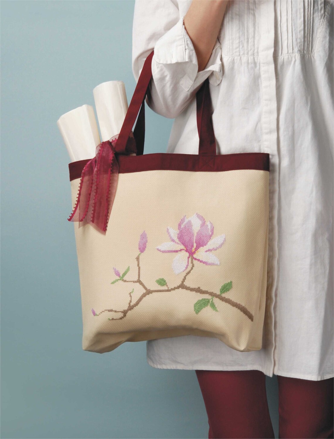 DIY Tote Bag Kit cross stitch project counted cross stitch Etsy