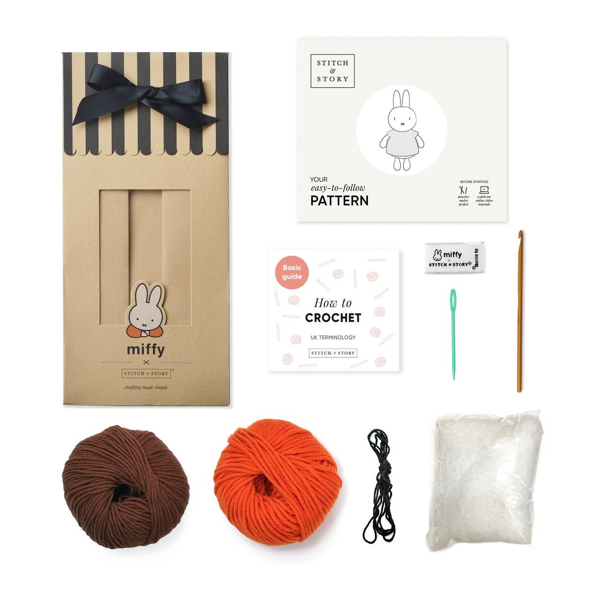 Crochet Kit, Melanie from Miffy and Friends, Stuffed Animal Toy