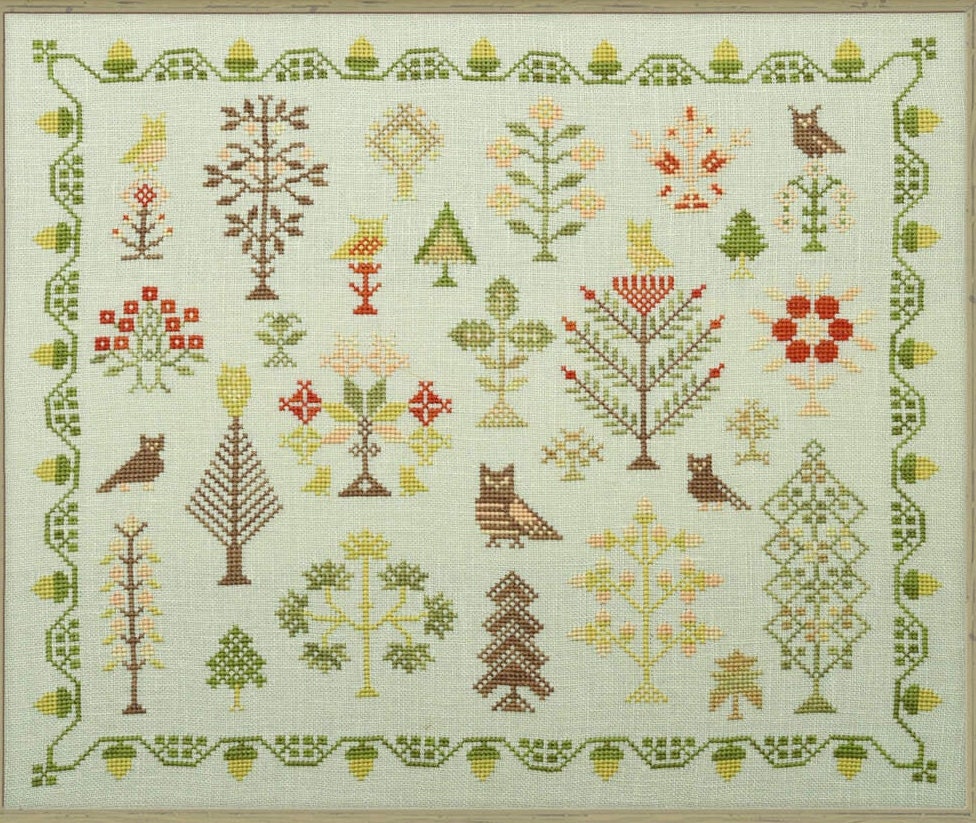 Owlforest embroidery owl forest cross stitch kit forest cross stitch Owlforest embroidery owl forest cross stitch kit forest cross stitch