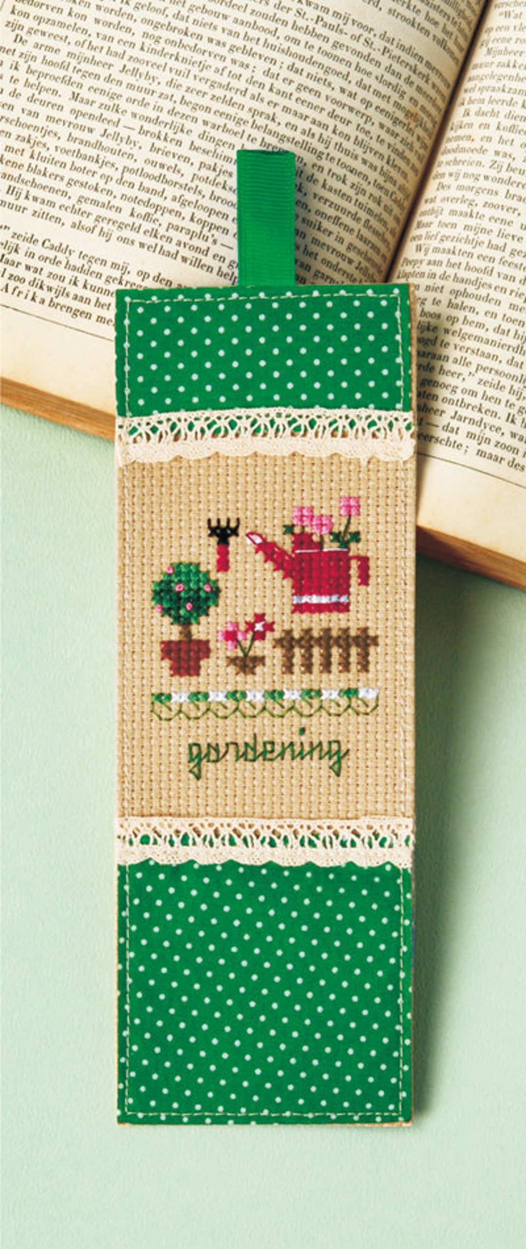 Counted Cross Stitch Bookmark Kit, Cute Readymade Bookmarks, Fun Beginner Project, Arts Crafts