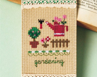 Counted Cross Stitch Bookmark Kit, cute ready-made bookmarks, fun beginner project, arts crafts kit, DIY craft kit, needlework, Xiu Crafts