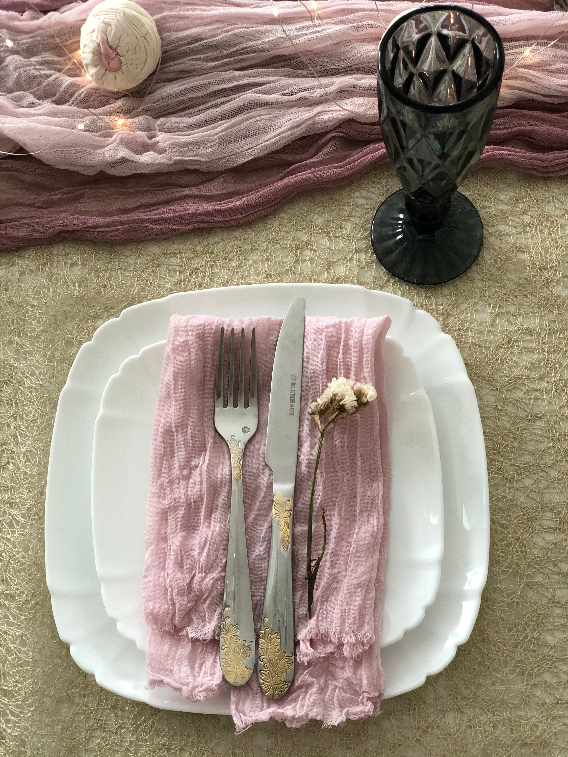 Dusty Rose Cheese Cloth Napkins Set of 4 Any Color Neutral Etsy UK