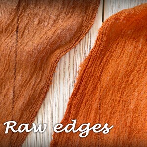 Rust Gauze Table Runner Terracotta Cheese Cloth Table Runner Altar ...