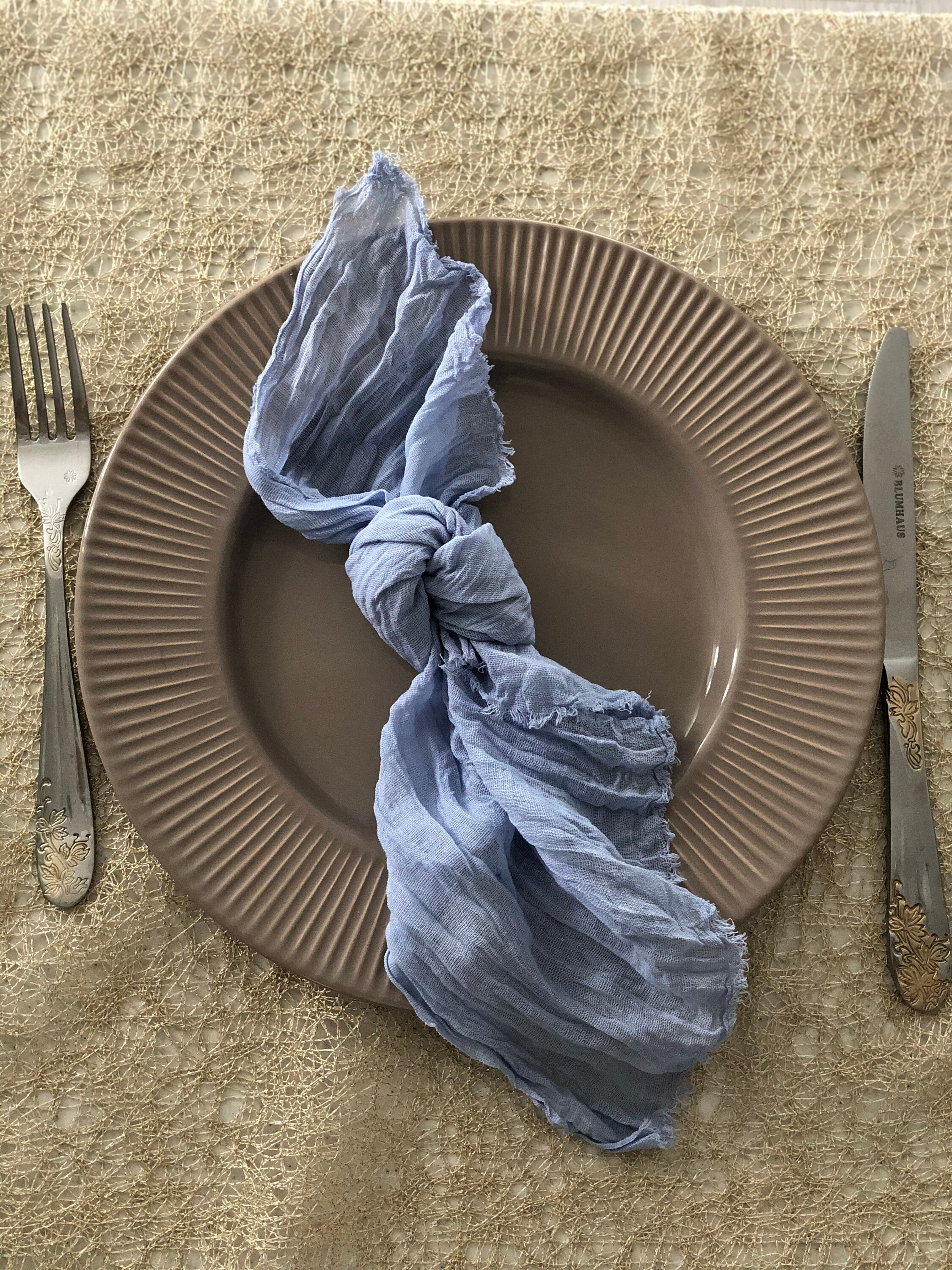 Gauze Napkins Set of 4 Color Choice Cheesecloth Hand Dyed Etsy
