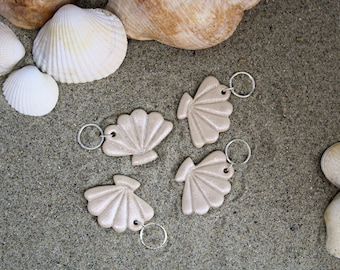 Anneaux marqueurs - Knitting Stitch Markers Handmade - Shellfish - Gift for Knitters – Wool Project Accessorie