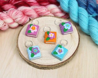 Anneaux marqueurs - Knitting Stitch Markers Handmade - Book - Gift for Knitters – Wool