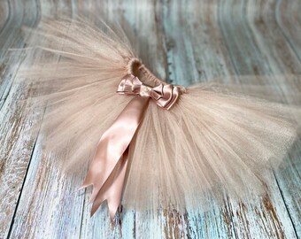 rose gold tutu baby