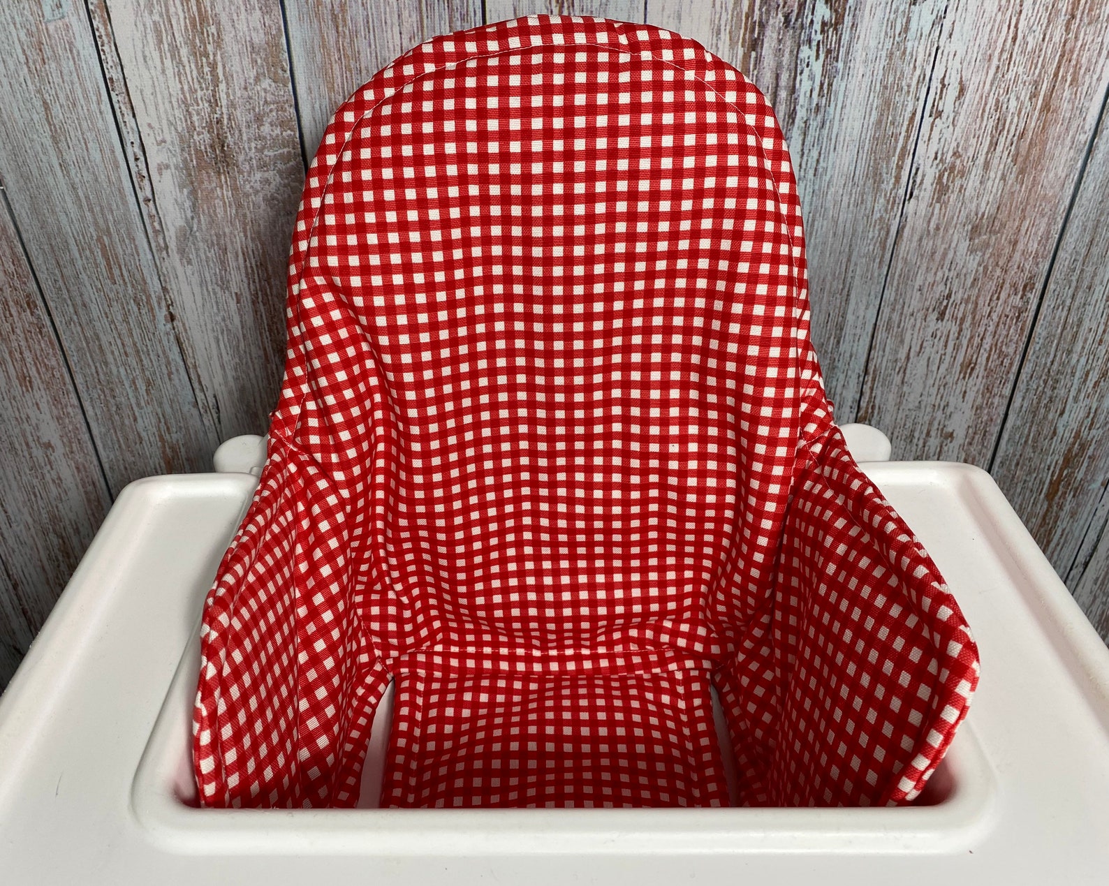 Ikea High Chair Cover Soft Seat cushion Gingham Check Etsy