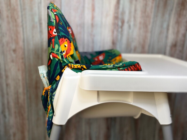 Ikea High Chair Cover Cojín de asiento con bolsillo Etsy