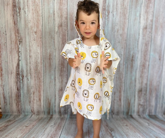 baby beach towel poncho