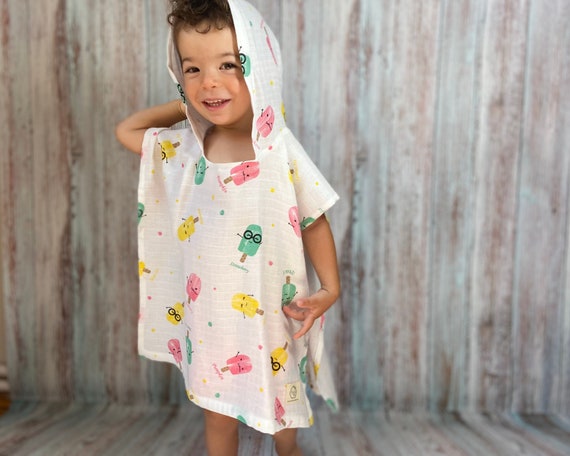 baby beach towel poncho