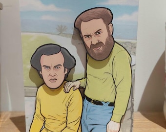 Mulligan and O'hare Handmade Greeting Card: 3D made from recycled card