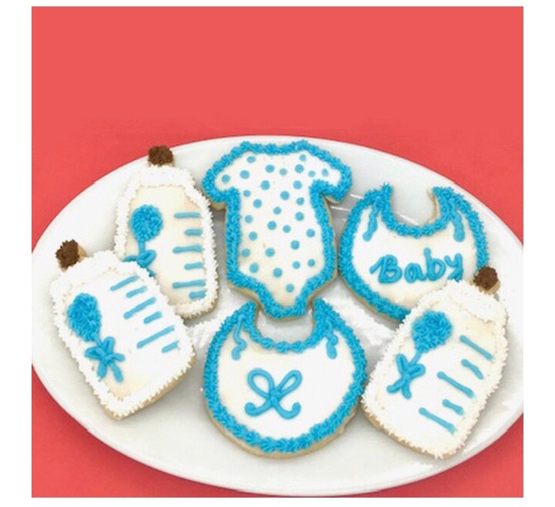 Buttercream Baby Shower Sugar Cookies. Ships for FREE Etsy