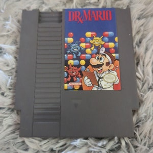 Nintendo Dr X Mario Game NES - 1990 Original Game Cartridge - Nintendo Entertainment System - Retro Vintage Video Game