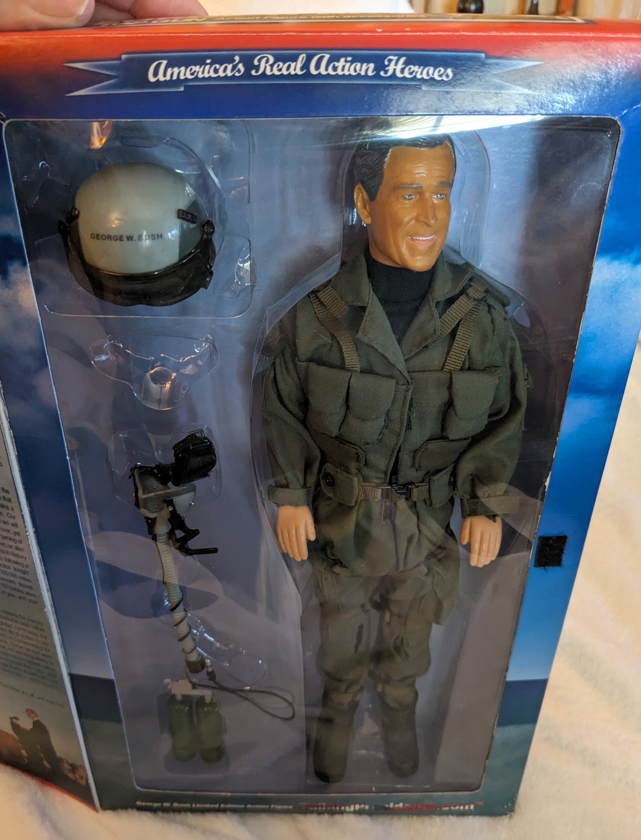 W. Bush Top Gun Action Figure Doll President Bush Doll With