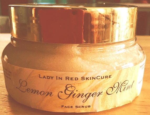 Lemon Ginger Mint Face Scrub 5 oz.