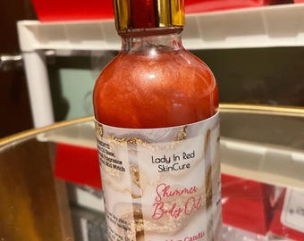 Shimmering Dry Body Oil | Botanical Infused Skin Glow, Radiant Hydration