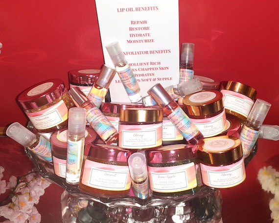 Lip Scrub and Lip Oil Combo