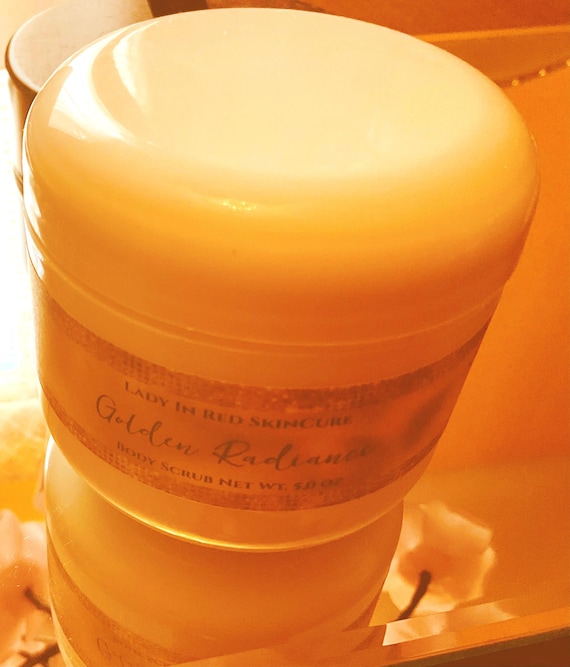 Golden Radiance Luminous Honey-Sugar Scrub for Feet & Body 4 oz.