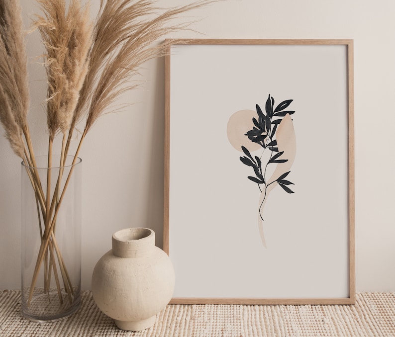 Wabi Sabi Wall ArtPrintable Wall ArtBlush Etsy