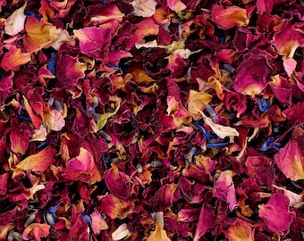 Biodegradable Wedding Confetti: Dried Rose Petals, Lavender, Cornflower