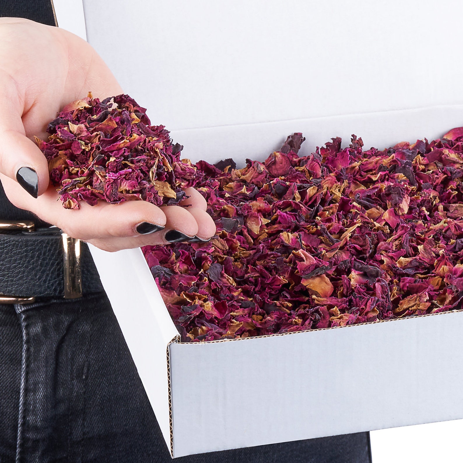 Pétalos de rosa seca reales. 100 Orgánico. 75 g. Flores secas Etsy