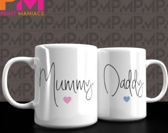 mummy and daddy mug next