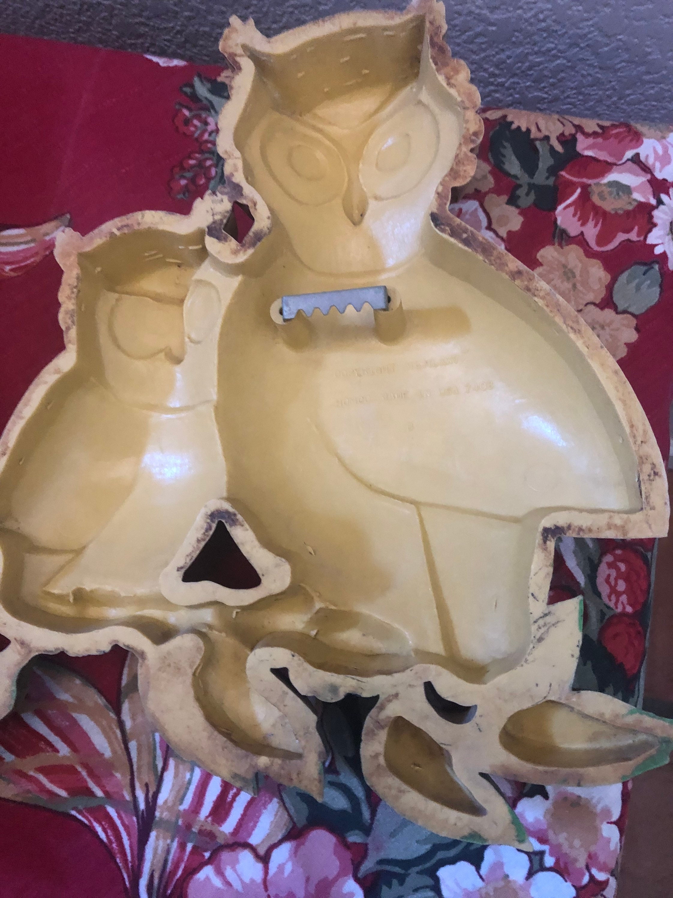 Homco Owl Family Vintage wall Decor Etsy