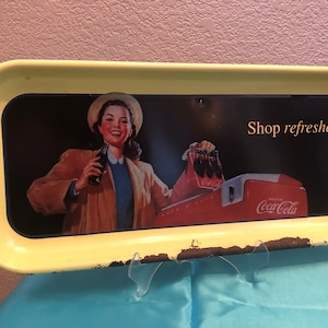 Vintage Coca Cola Metal Tray 1995