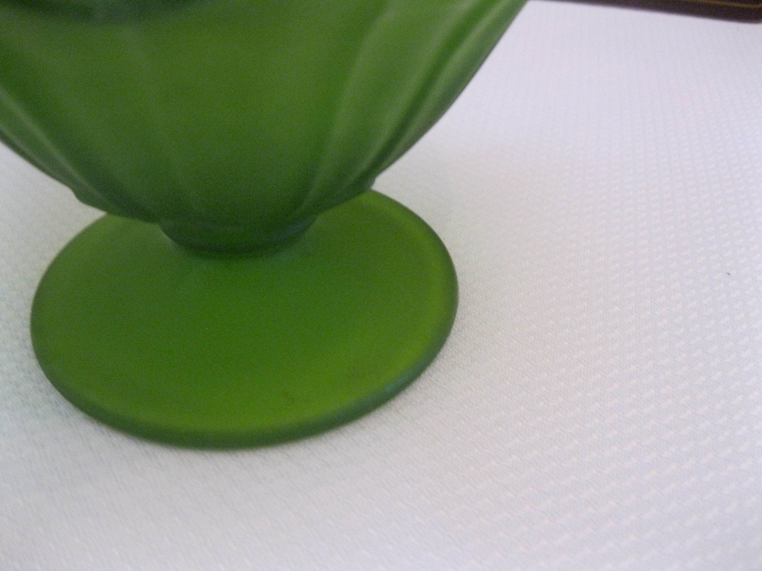 Westmoreland Satin Green Pedestal Compote Candy Dish Etsy UK