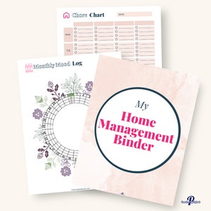Home Management Planner, Home Management Binder, Organized Home Planner, Life Organizer PDF, Ultimate Home Planner, Family Organizer