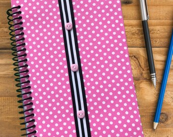 Spiral Fabric Notebook