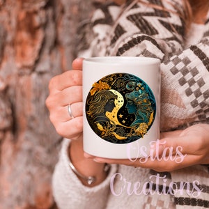 Gemini zodiac mug coffee cup - May/June Birthday