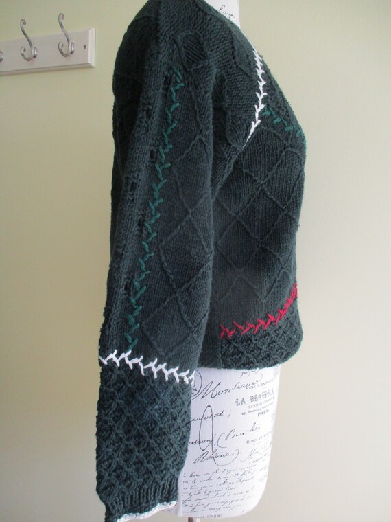 90's Ramie Hand - Knit Sweater - image 3