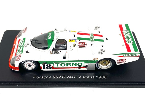 1:43 Scale Spark Model of a Porsche 962 Sports Car as Driven by W 