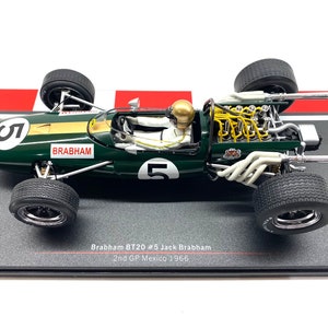 1:43 Scale Model of a Brabham BT44B F1 Car as Raced by Carlos Pace