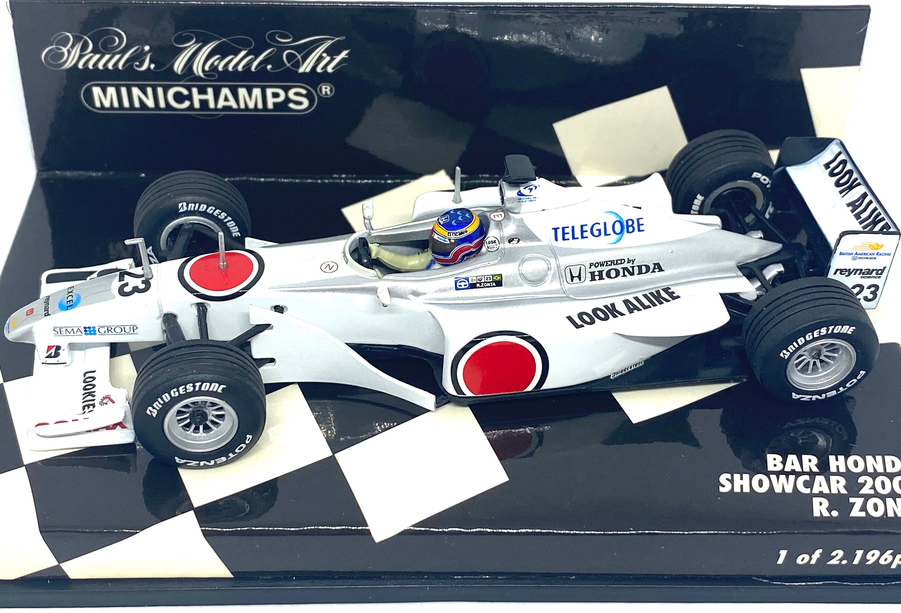 J.ヴィルヌーヴ BAR HONDA SHOWCAR 2000 タバコ仕様 J.ヴィルヌーヴ BAR HONDA SHOWCAR 2000 タバコ仕様