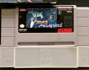 Complete (CIB) Space MegaForce for Super Nintendo (1994). Original owner.